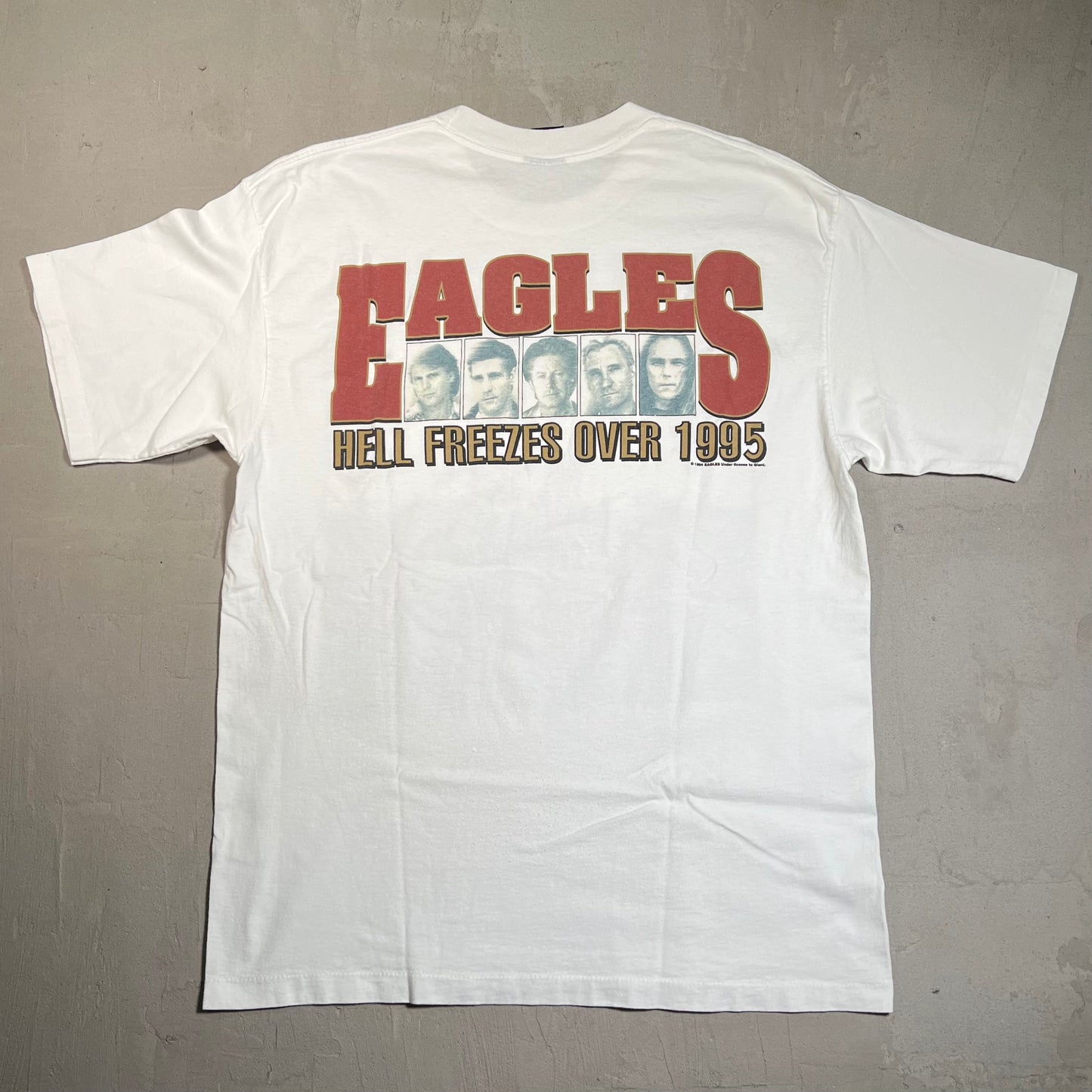 1994 Eagles Hotel California Tour Tee Size XL USED v19286