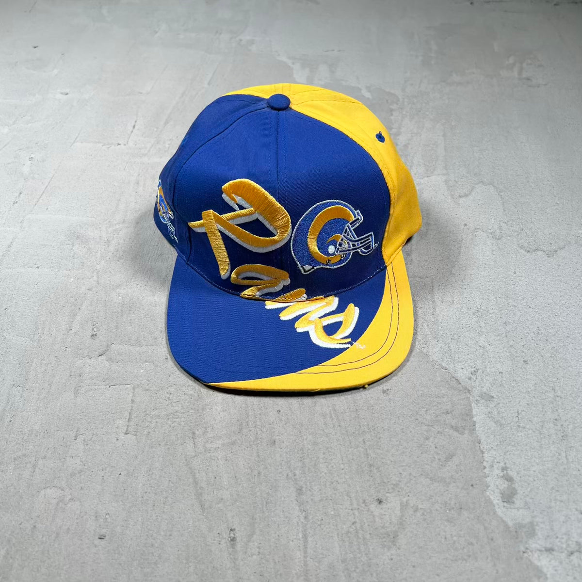 1990s LA Rams AOP Hat USED v20127