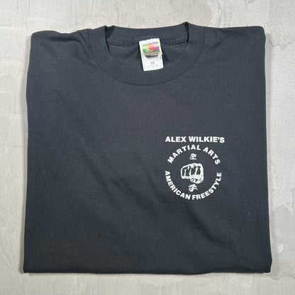 Y2K Martial Arts "Train" Black Tee Size XL USED v20180
