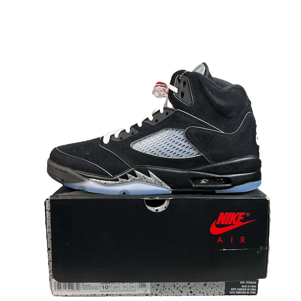 Jordan 5 Black Metallic Reimagined (2025) Size 10.5 NEW s22888