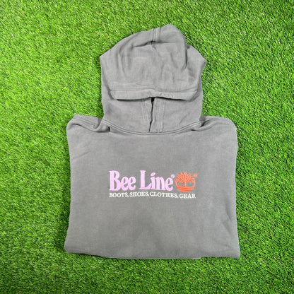 BeeLine Timberland Billionaire Boys Clube Grey Hoodie Size Medium USED v18094
