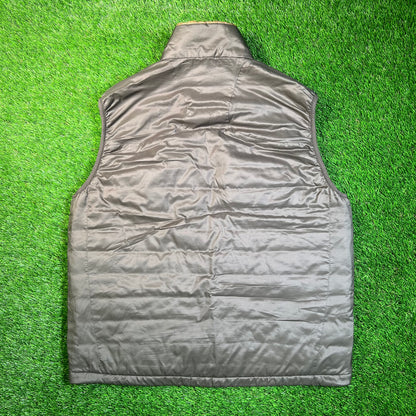 Patagonia Brown MicroDown Vest Size Large USED v18844