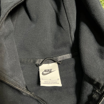 Nike Tech Black Zip Up Black Hoodie Size Medium USED v16482