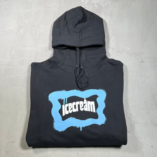 Ice Cream Black Logo Hoodie Size XL NEW x18478