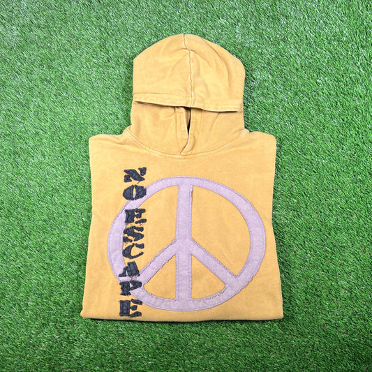 Vale Yellow "Gods Liberty" Hoodie Size XXL USED x15414