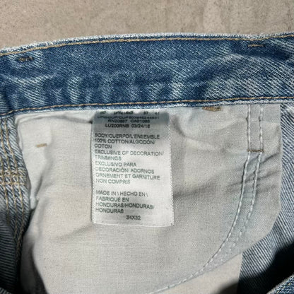 Y2K Dickies Light Wash Denim Size 34 USED v20310