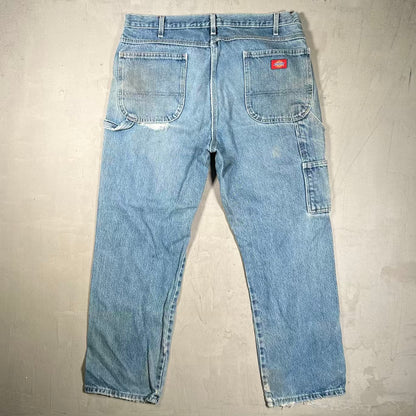 Dickes Workwear Blue Jeans Size 38x30 USED v20364