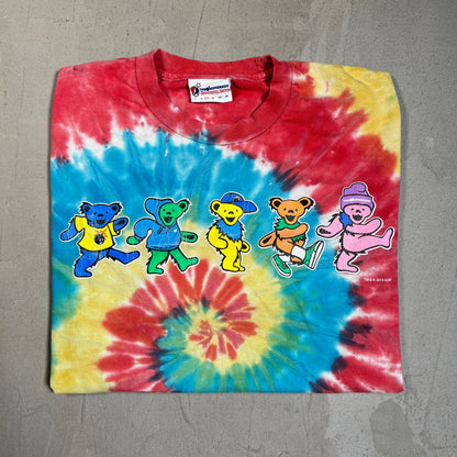 The Hundreds Grateful Dead Tie Dye Tee Size Large USED v19582