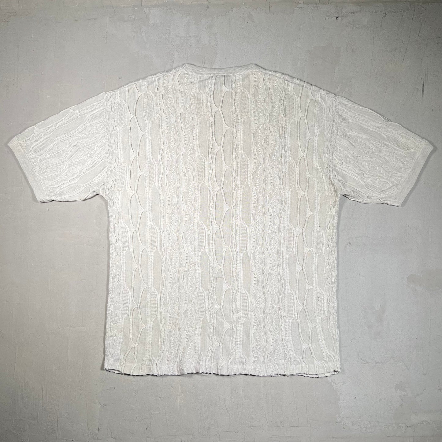 Y2K Coogi Style Tan Tee Size 3XL USED v19413