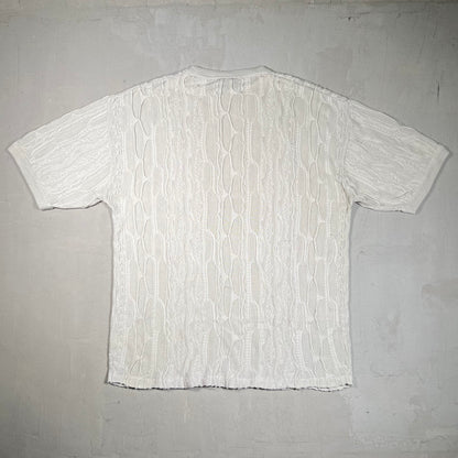 Y2K Coogi Style Tan Tee Size 3XL USED v19413