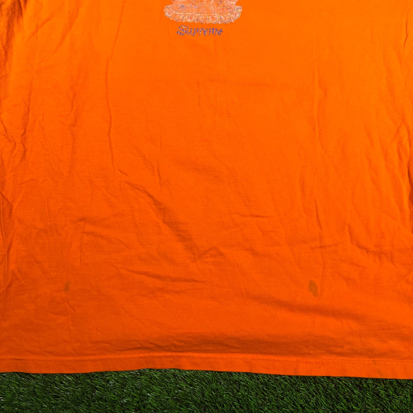 Supreme "Philosophy" Orange Tee (2022) Size XL USED s19928