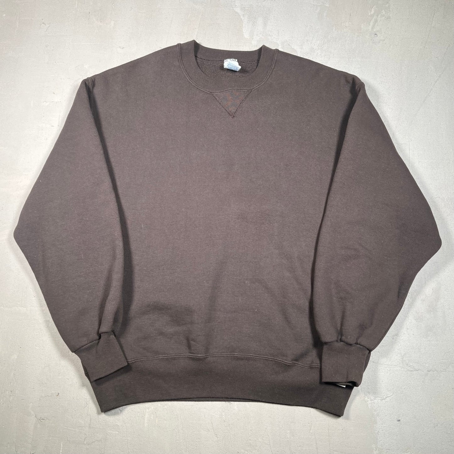 1990s Russell Atheltic Brown Crewneck Size Large USED v19056