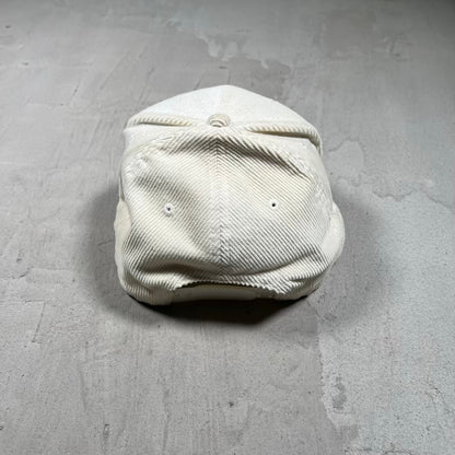HMDD Detroit White/Navy Corduroy Snap Back Hat USED x18398