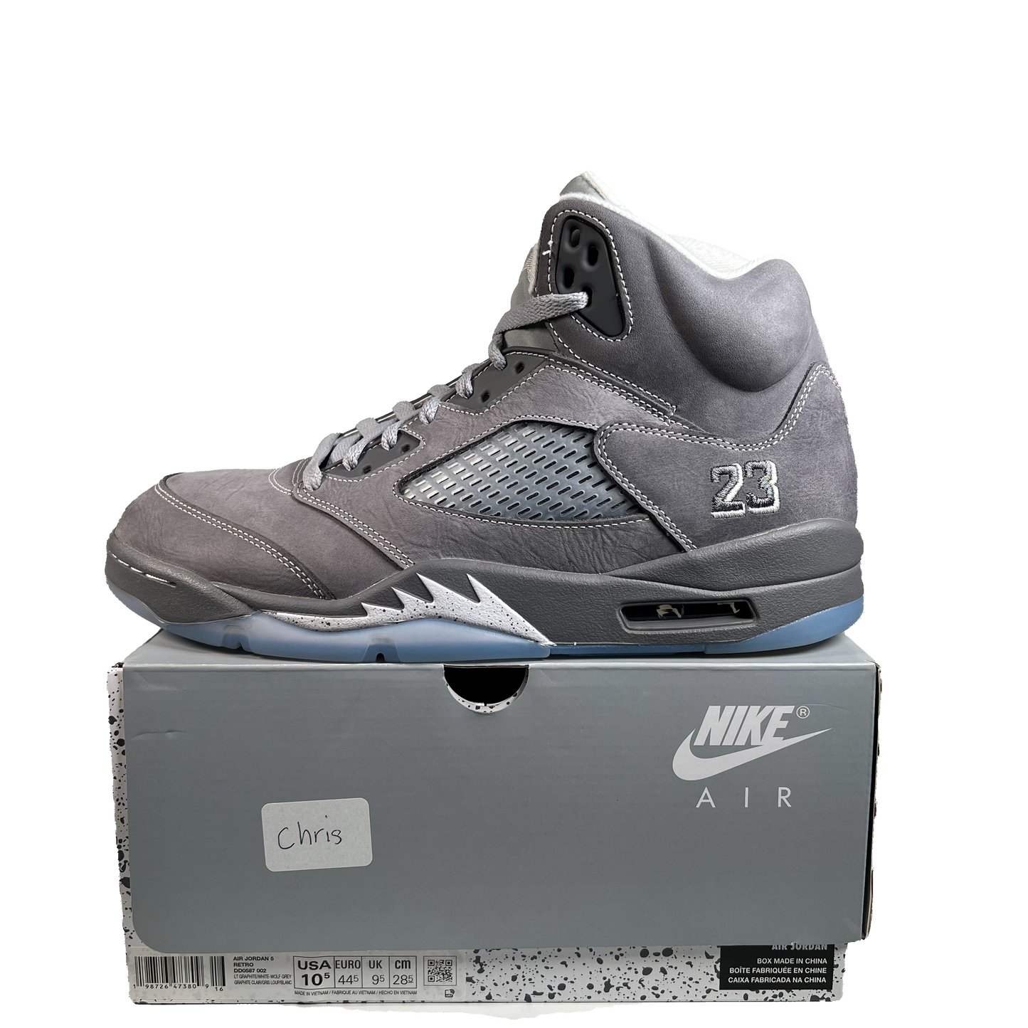 Jordan 5 Wolf Grey (2026) Size 10.5 USED s22268