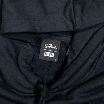 Kith The Simpsons Family Stack Hoodie Black Size Large USED x18829