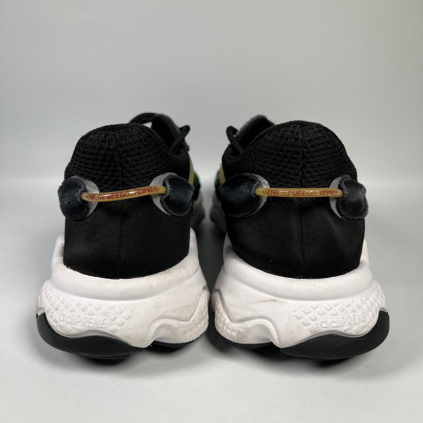Adidas Ozweego Core Black Solar Green (2019) Size 10 USED s19483