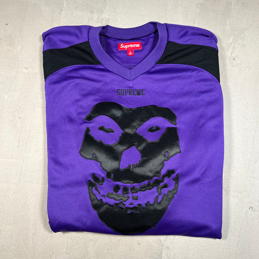 Supreme Misfits Purple Hockey Jersey Size Large NEW x17423