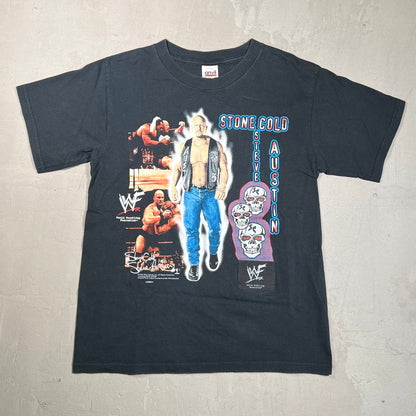 Stone Cold Steve Austin Talking 1998 Tee Black Size Medium Used v5526