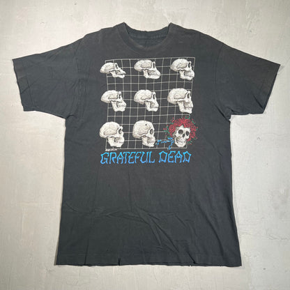 1993 Grateful Dead Evolution of Deadhead Black Tee Size XL USED v5373