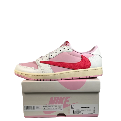 Jordan 1 Low Travis Scott Tropical Pink (2026) Size 11.5 NEW s23463