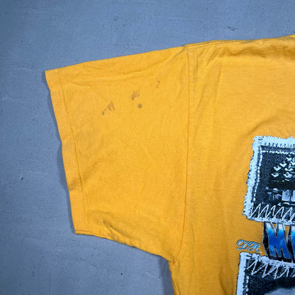 2005 Martin Luther King MLK Rap Style Yellow Tee Size XL USED v19242
