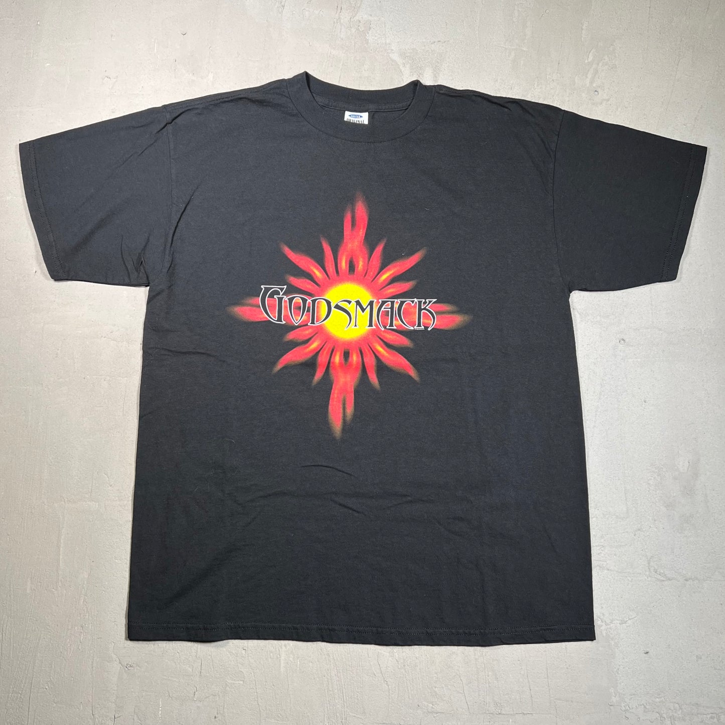 1999 Godsmack US Tour Black Tee Size XL USED v19429