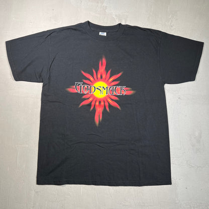 1999 Godsmack US Tour Black Tee Size XL USED v19429