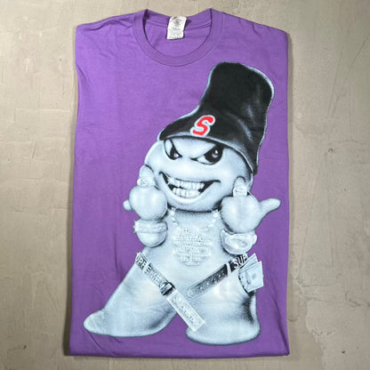 Supreme Snowman Purple Tee (2025) Size Medium USED x18647