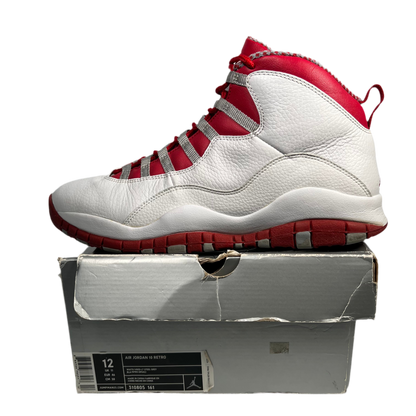 Jordan 10 Red Steel (2005) Size 12 USED S17587