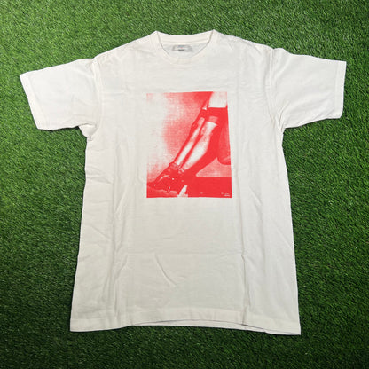Supreme A.P.C White Bondage Legs Tee (2009) Size Medium USED x15816