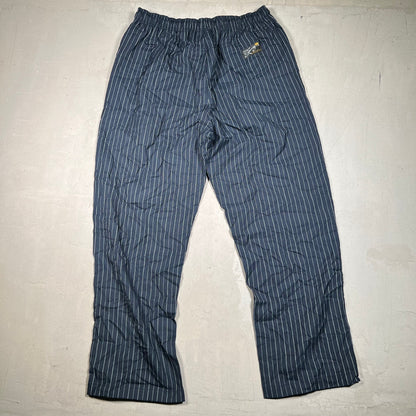 Stussy Wrinkled Stripe Beach Pant Navy (2024) Size Large USED x17548