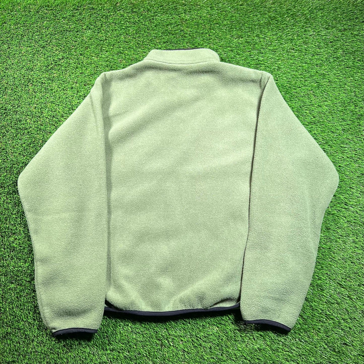 1990s LL Bean Green Fleece Pull Over Size Small USED v18336