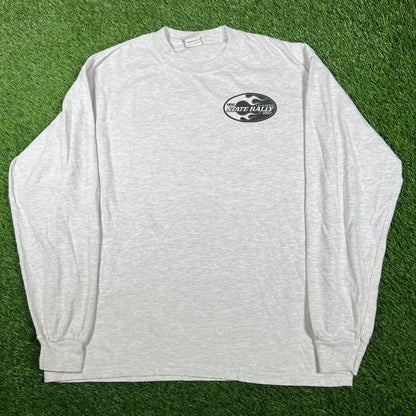 2007 California HOC State Rally Grey Longsleeve Size Medium USED v16996