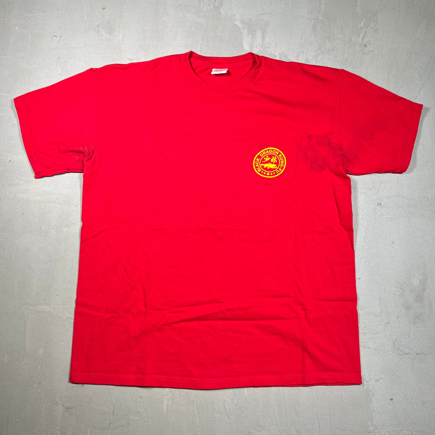 Supreme Black Dragon Kung Fu Red Tee (2011) Size XL USED x17268