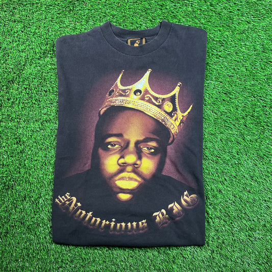 "The Notorius BIG" Black Tee Size Medium USED v18503