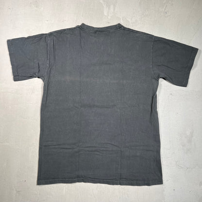 1991 Evander Holyfield Vs George Foreman "Battle of the Ages" Black Tee Size Large USED v19526