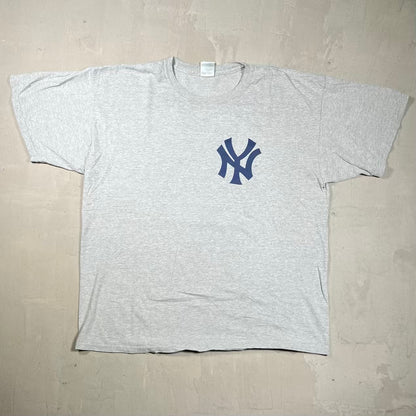 Yankees Retired Numbers Grey Tee Size XL USED v20268