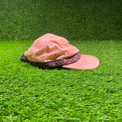 Supreme Wildlife Taping Camp Cap Pink (2017) USED x16178