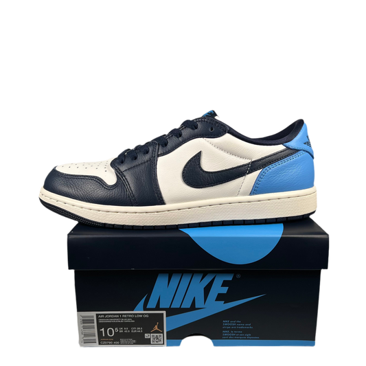 Jordan 1 Low Obsidian (2025) Size 10.5 USED s18185