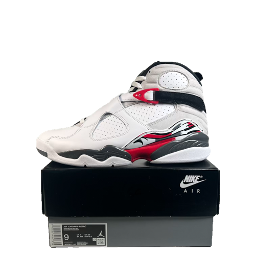 Jordan 8 White True Red (2025) Size 9 NEW s23635
