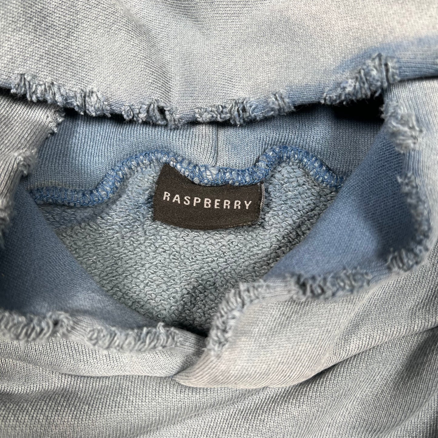 GV Gallery Sky Lounge RSP 3 Washed Blue Hoodie Size Large USED x17580