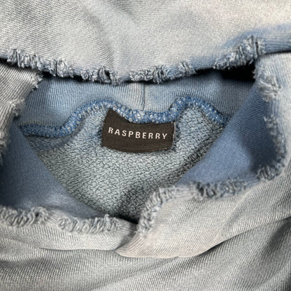 GV Gallery Sky Lounge RSP 3 Washed Blue Hoodie Size Large USED x17580