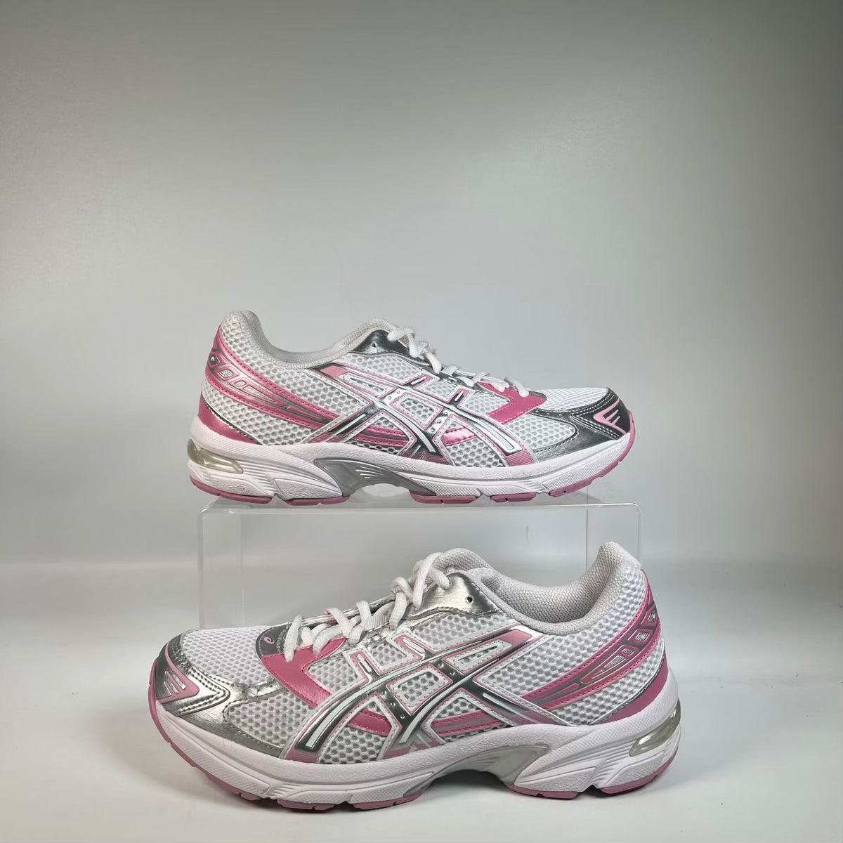 Asics Gel-1130 White Pure Silver Pink (2024) Size 7.5M/9W USED s23358