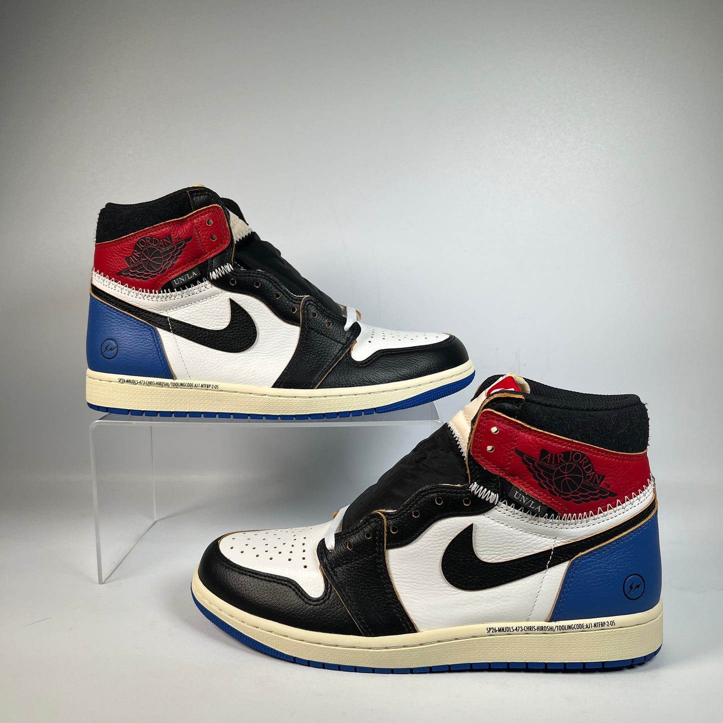 Jordan 1 Fragment Union LA Varsity Red Sport Royal (2025) Size 10.5 NEW s22053