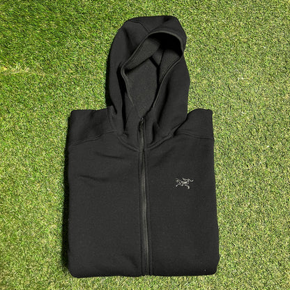Arc'teryx Black Full Zip Hoodie Size Small USED x14190