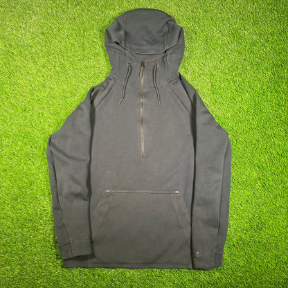 Nike Tech Black Quarter Zip Size Medium USED v17907