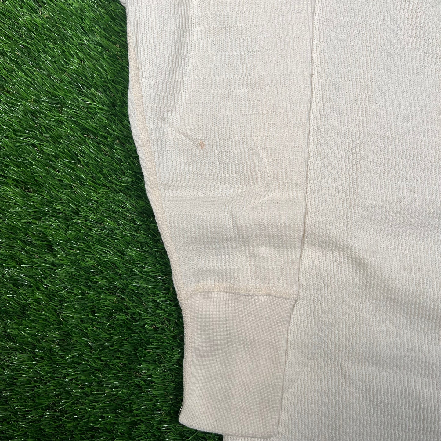 1970s Sears White Thermal Longsleeve Size Small USED v18707