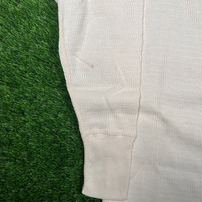 1970s Sears White Thermal Longsleeve Size Small USED v18707