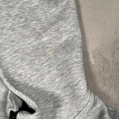 Nike Tech Grey Zip Up Hoodie Size Small USED v19549