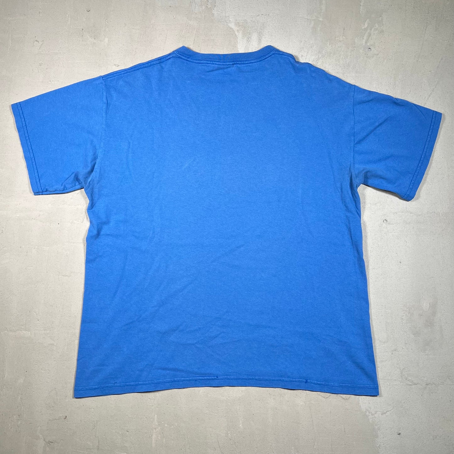 Y2K Reel Big FIsh Blue Tee Size Large USED v19096